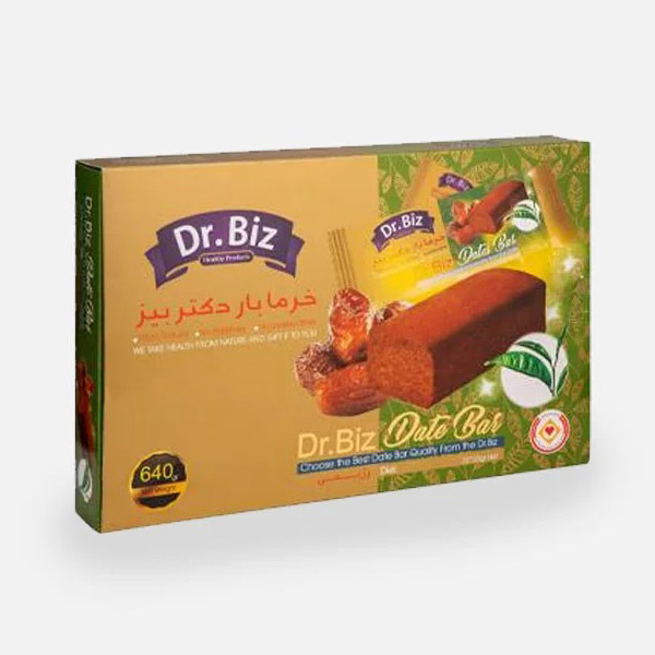 خرما بار رژیمی دکتر بیز مقدار 640 گرم